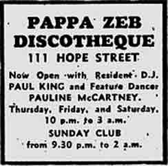 Papa Zeb 1971 advert